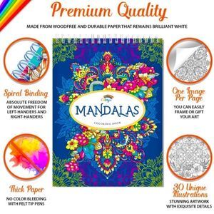 Mandala Coloring Book 📖